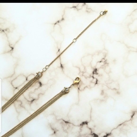 Three Layer Stone Necklace - Picture 4 of 4